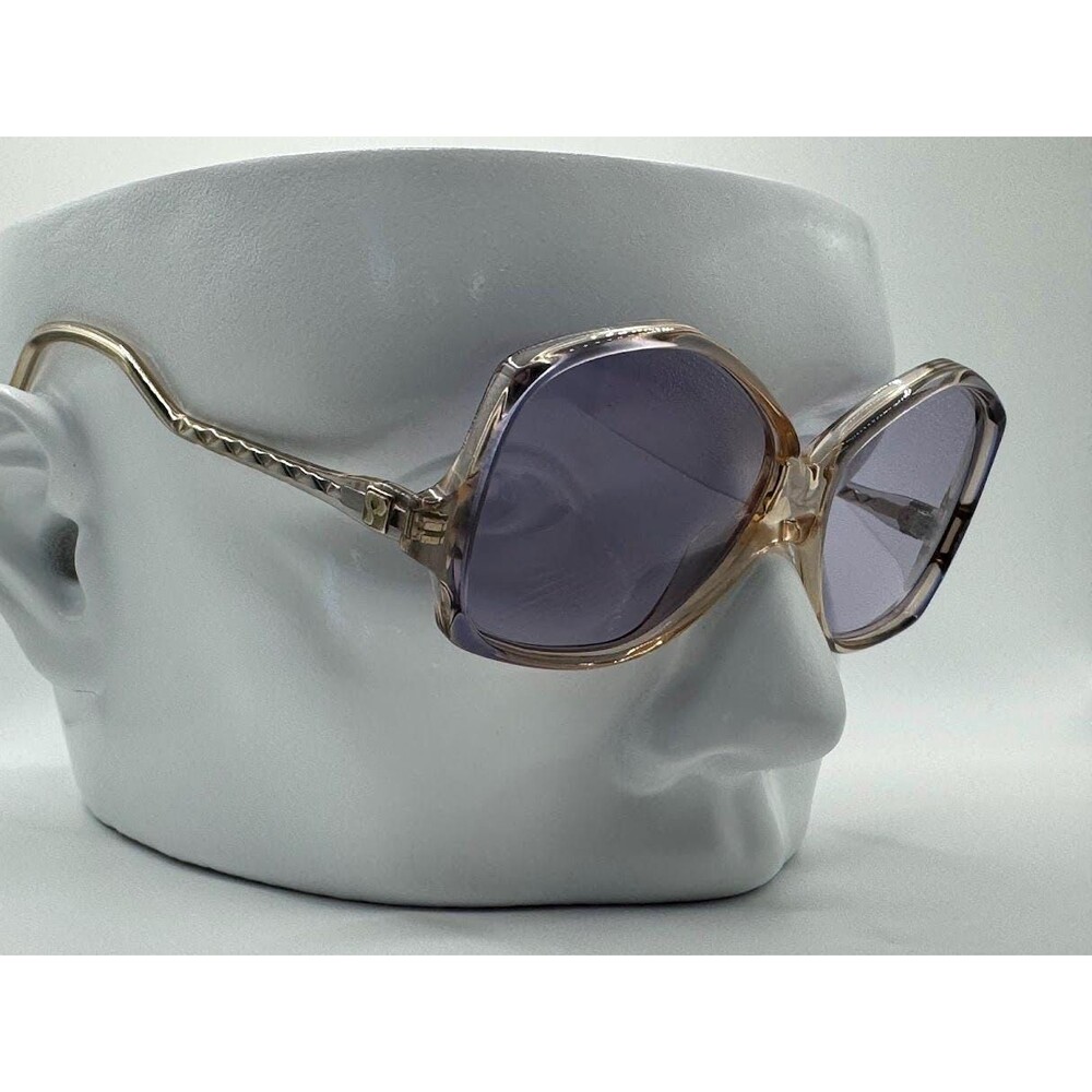 NEW Vintage Sunglasses | Non RX | Mature Plastic Style  | Purple Lens  | 1980s